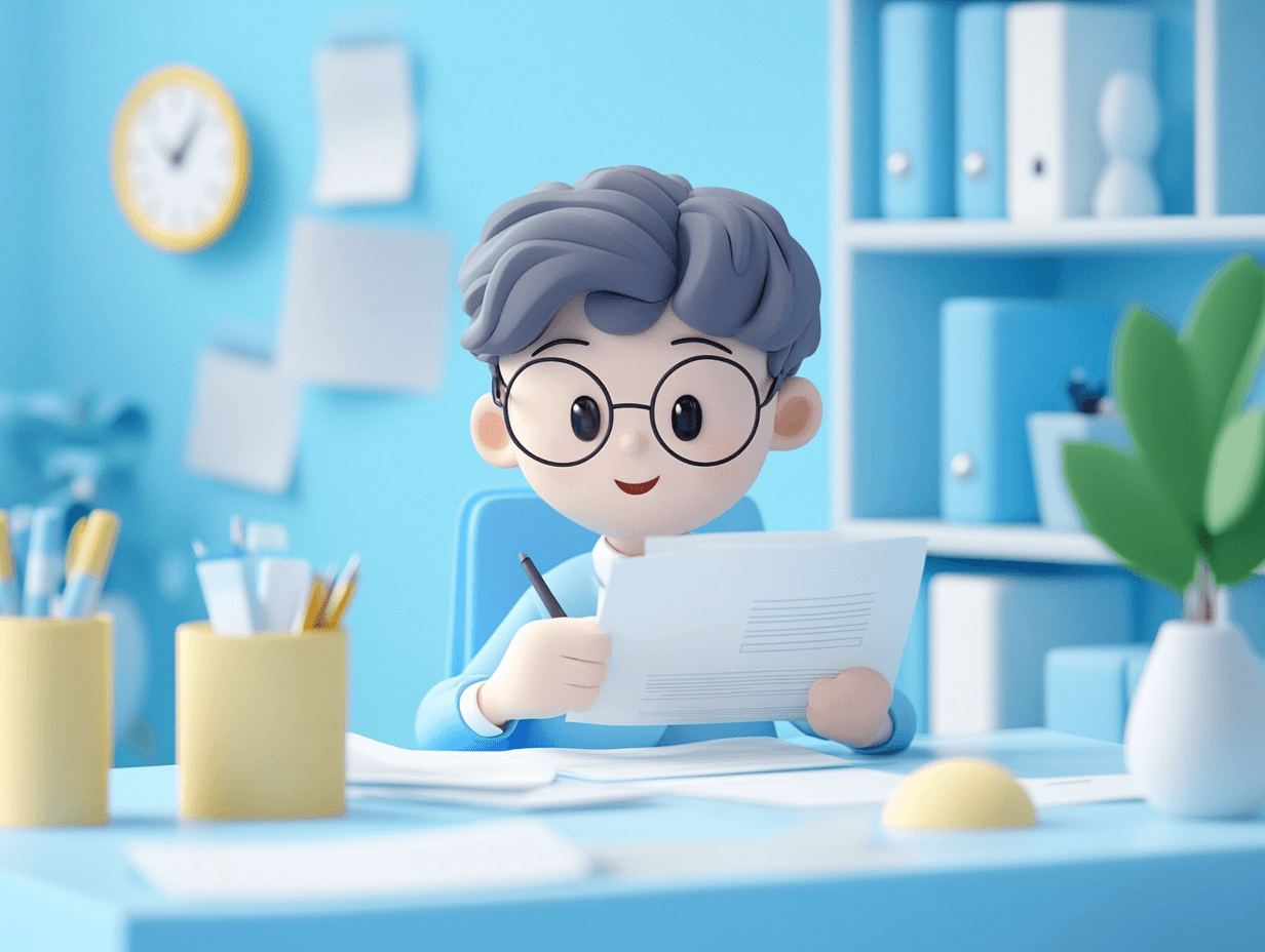 세무사 일러스트